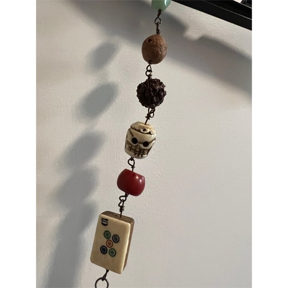 Handcrafted Beaded Statement Necklace - Picture 3 of 6